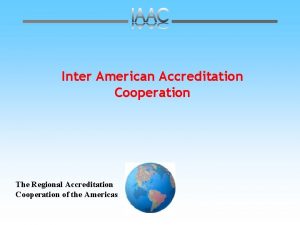 Inter american accreditation cooperation