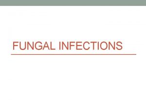 FUNGAL INFECTIONS Fungal infections Dermatophyte infections RingwormTinea Candidiasis
