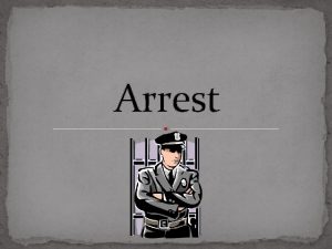 Arrest THEFT BURGLARY THEFT Arrest BURGLARY VIOLENT CRIME