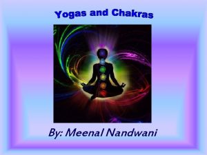 By Meenal Nandwani Karma Yoga Jnna Yoga Bhakti
