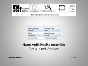 Nzev projektu Individuln vukou k lepm vsledkm Pjemce