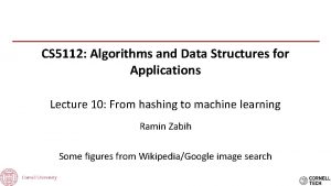 CS 5112 Algorithms and Data Structures for Applications