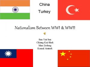 China Turkey Nationalism Between WWI WWII Sun Yat