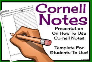 Cornell Notes Presentation On How To Use Cornell