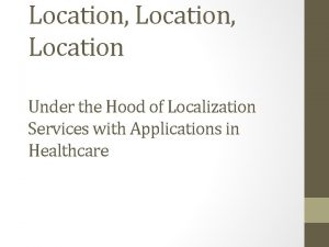 Location Location Under the Hood of Localization Services
