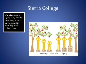 Sierra College 1 Sierra College Spectrum Mission The