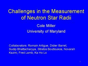Challenges in the Measurement of Neutron Star Radii