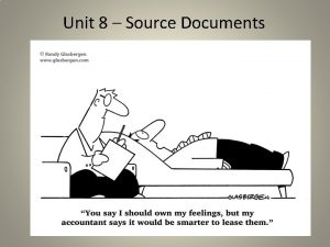 Unit 8 Source Documents Source Document Is any