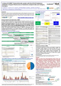 Linking LRI AMBIT Chemoinformatic system with the IUCLID