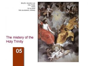 BALEN Hendrick van Holy Trinity 1620 s Oil