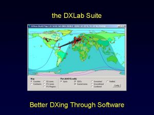 the DXLab Suite Better DXing Through Software the