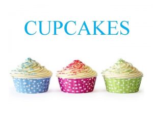 CUPCAKES INDICE Ingredientes del cupcake y fondant Procedimiento