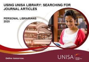 Unisa library search
