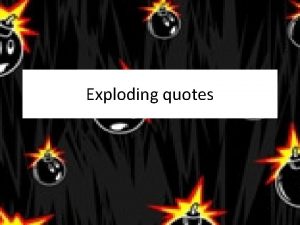 Exploding quotes Connector Which is the hardest part