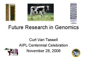 Future Research in Genomics Curt Van Tassell AIPL