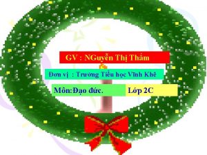 GV NGuyn Th Thm n v Trng Tiu