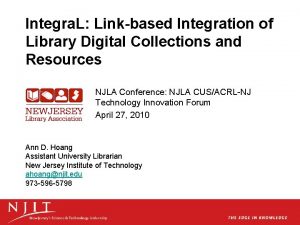 Integra L Linkbased Integration of Library Digital Collections