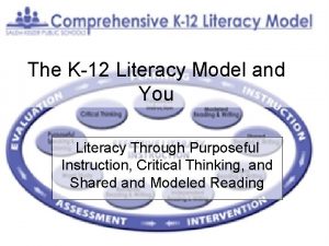 The K12 Literacy Model and You Literacy Through