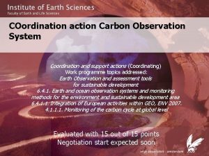 COordination action Carbon Observation System Coordination and support