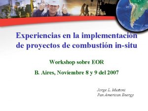 Experiencias en la implementacin de proyectos de combustin