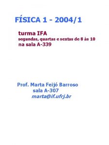 FSICA 1 20041 turma IFA segundas quartas e