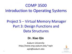COMP 3500 Introduction to Operating Systems Project 5