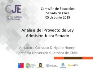 Comisin de Educacin Senado de Chile 05 de