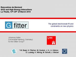 Rencontres de Moriond QCD and High Energy Interactions