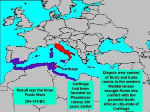 Carthage Result was the three Punic Wars 264
