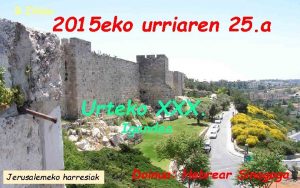 B Zikloa 2015 eko urriaren 25 a Urteko