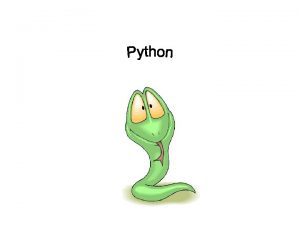 Znailnosti jezika Python Izhaja iz ABC Module3 in