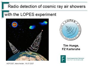 Radio detection of cosmic ray air showers with