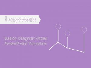 Ballon Diagram Violet Power Point Template Ballon Diagram