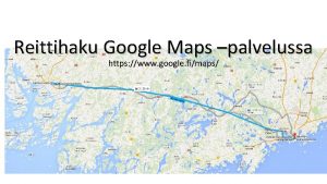 Maps google maps reittihaku autolla