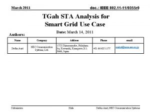 March 2011 doc IEEE 802 11 110355 r