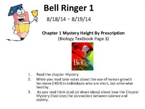 Bell Ringer 1 81814 81914 Chapter 1 Mystery