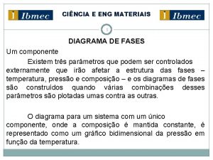 CINCIA E ENG MATERIAIS 1 DIAGRAMA DE FASES