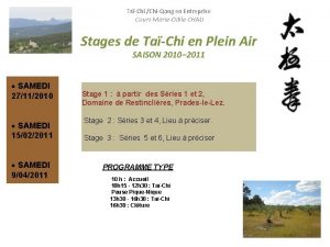 TaChi ChiQong en Entreprise Cours MarieOdile CHAU Stages