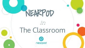 NEARPOD in The Classroom What is Nearpod Nearpod