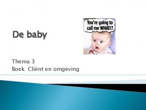 De baby Thema 3 Boek Clint en omgeving