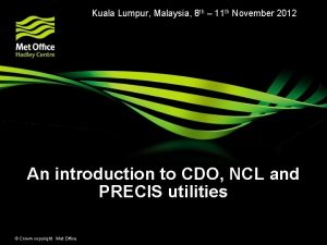 Kuala Lumpur Malaysia 8 th 11 th November