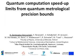 Quantum computation speedup limits from quantum metrological precision