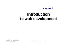 Chapter 1 Murachs Java Script and j Query