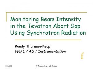 Monitoring Beam Intensity in the Tevatron Abort Gap