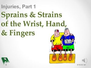 Injuries Part 1 Sprains Strains of the Wrist