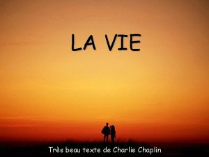 Texte de charlie chaplin