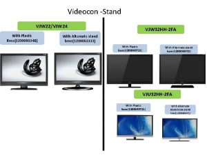 Videocon Stand VJW 22VJW 24 With Plastic Base1200060348