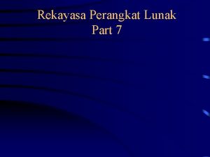 Rekayasa Perangkat Lunak Part 7 Diagram Sequence Diagram