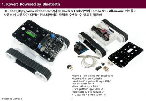 1 Rover 5 Powered by Bluetooth DFRobothttp www