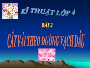 Vt liu v dng c cn thit Mt